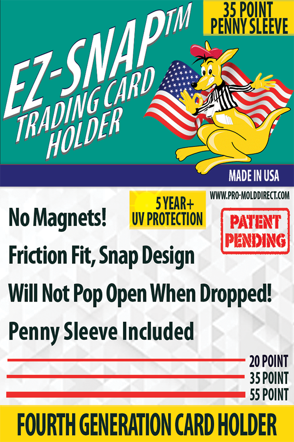 Coming in November! 4th GENERATION Card Holder, EZ-Snap™, 35 Point with Penny Sleeve